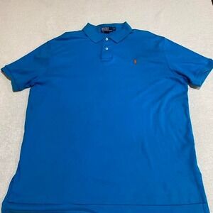 Blue Polo Ralph Lauren polo shirt  men X Large classic fit. SKU158 #poloshirt